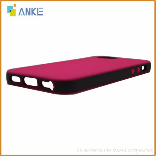 Simple Design Double TPU Injection Case for IPhone 5 5S 5G,PC+Silicon,OEM ODM and Wholesale Welcome